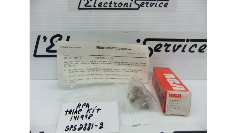 RCA  141978 triac kit
